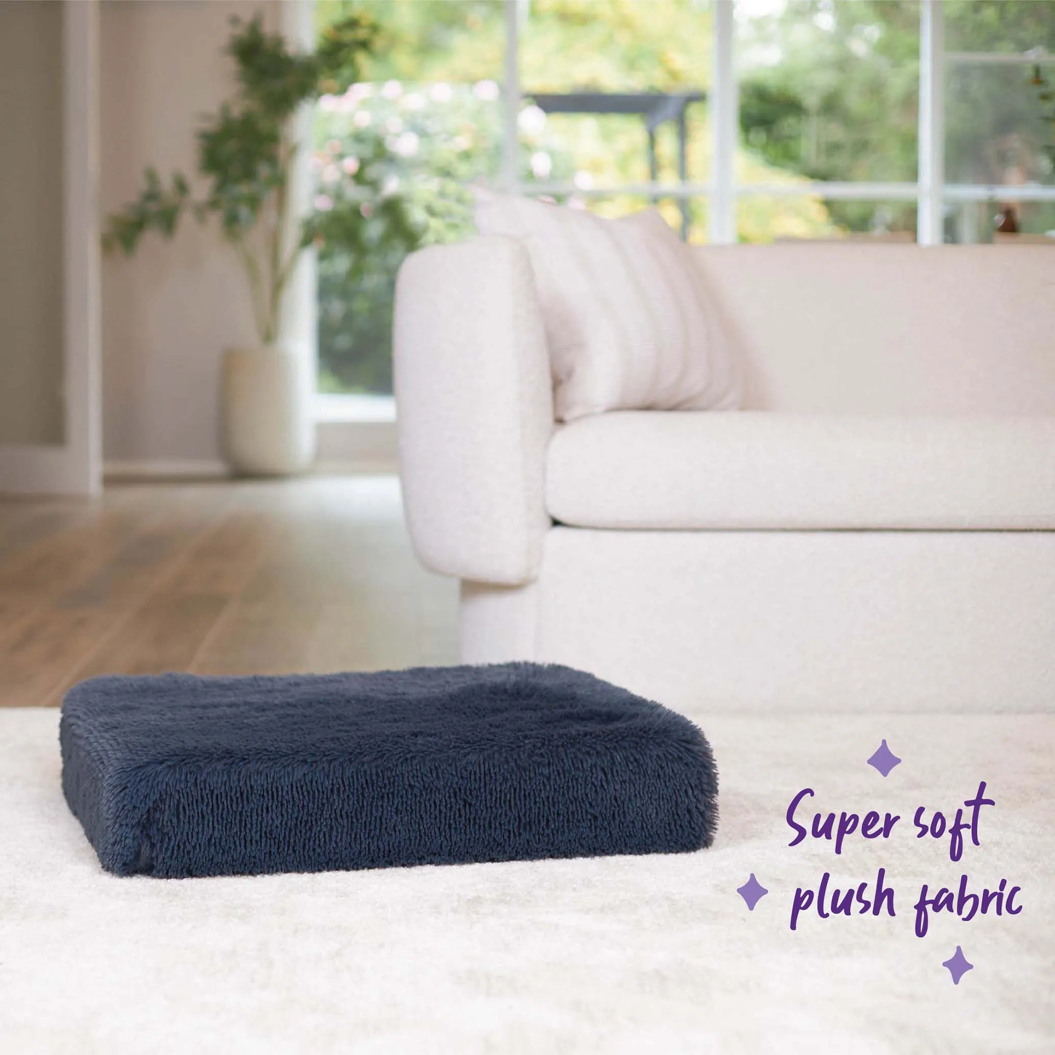Slumber Dog Bed - Plush Cloudy Grey