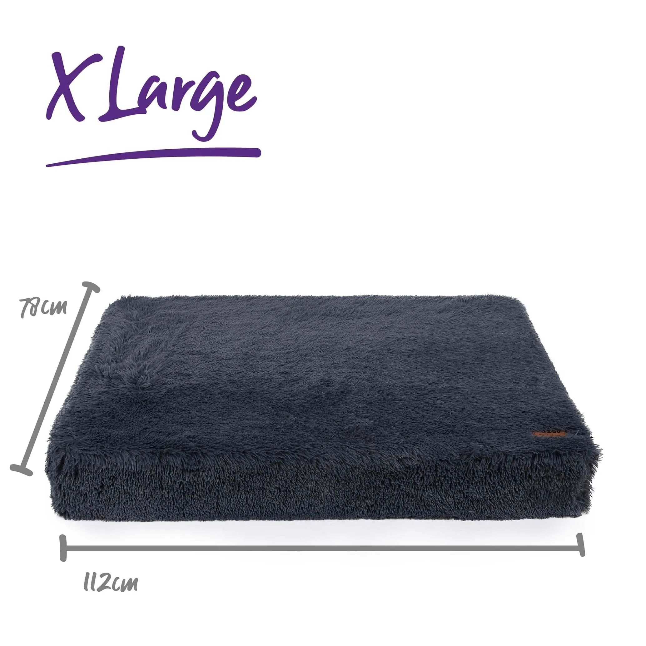 Slumber Dog Bed - Plush Cloudy Grey
