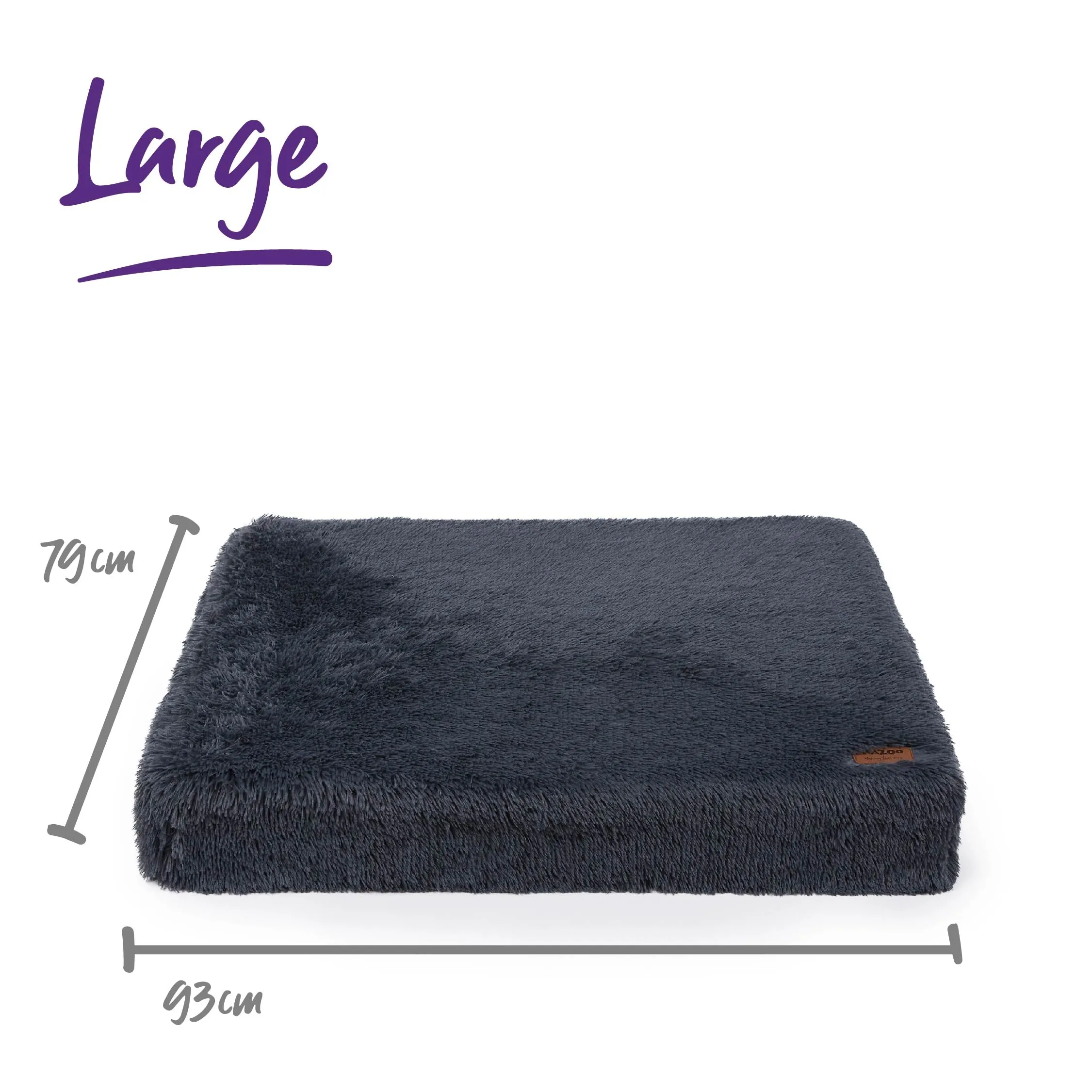 Slumber Dog Bed - Plush Cloudy Grey