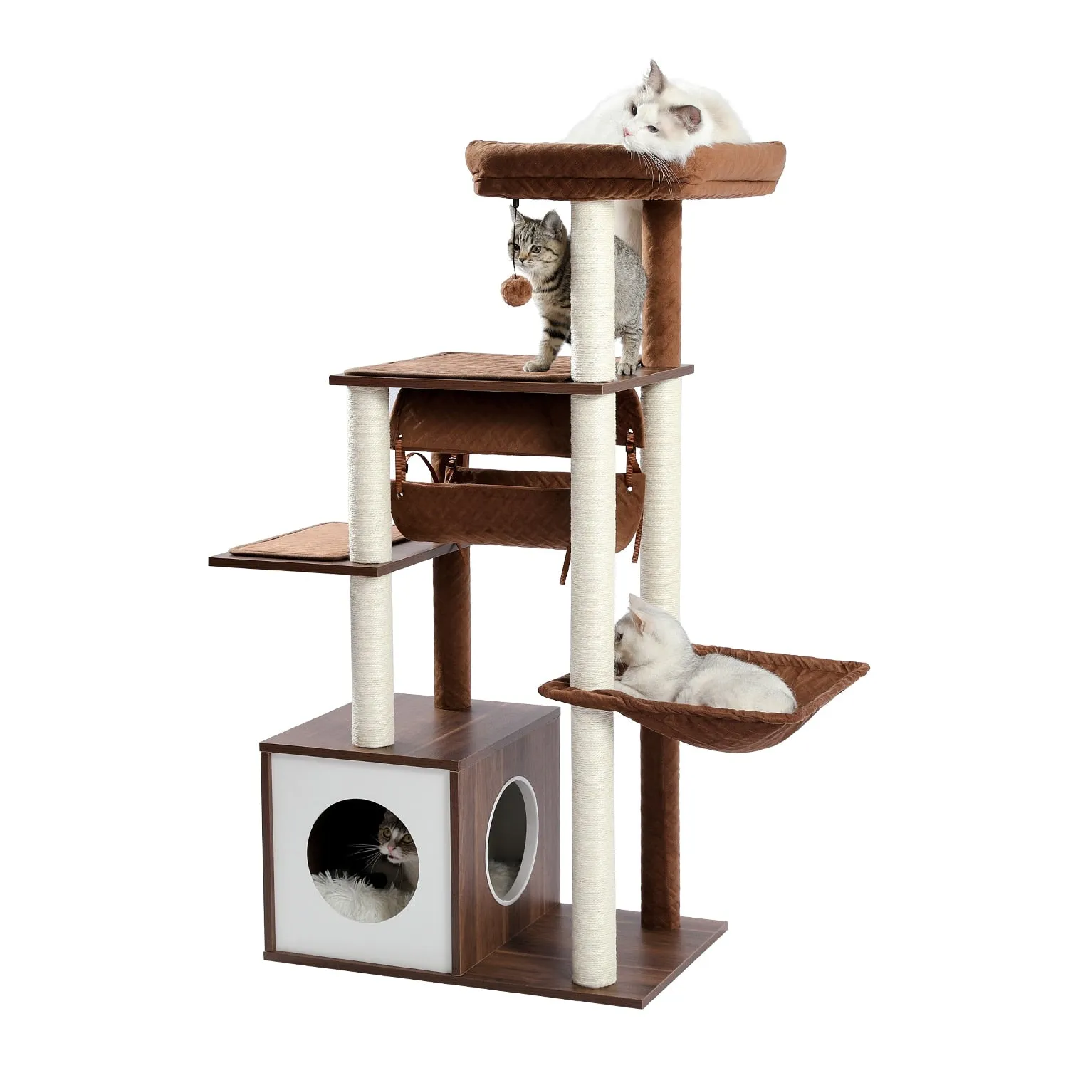 Solid Wooden Cat Condo