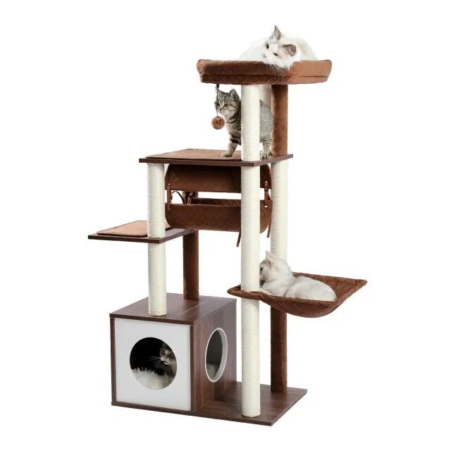 Solid Wooden Cat Condo