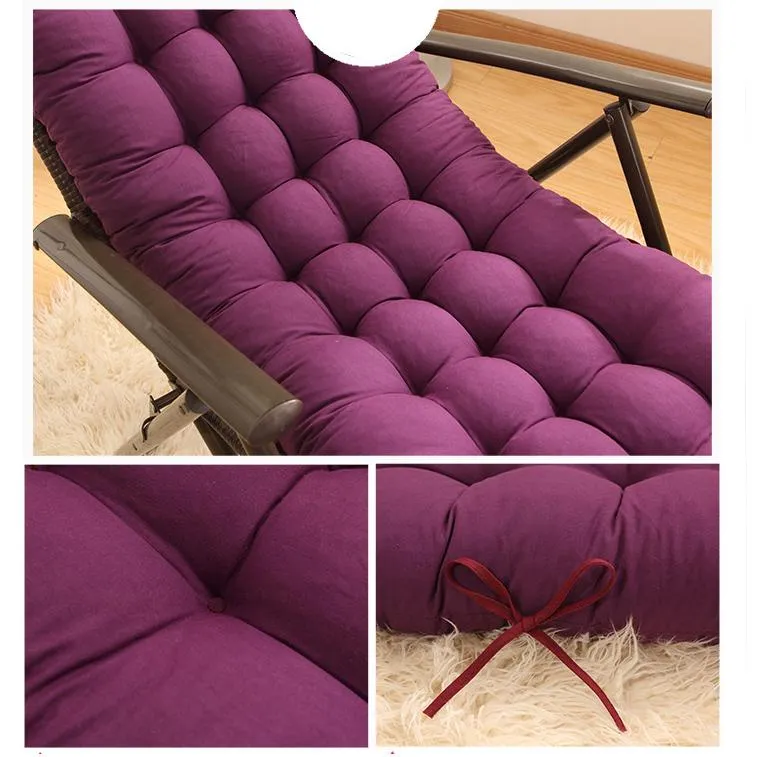 Sun Lounger Cushion Outdoor Thicken Recliner Cushions