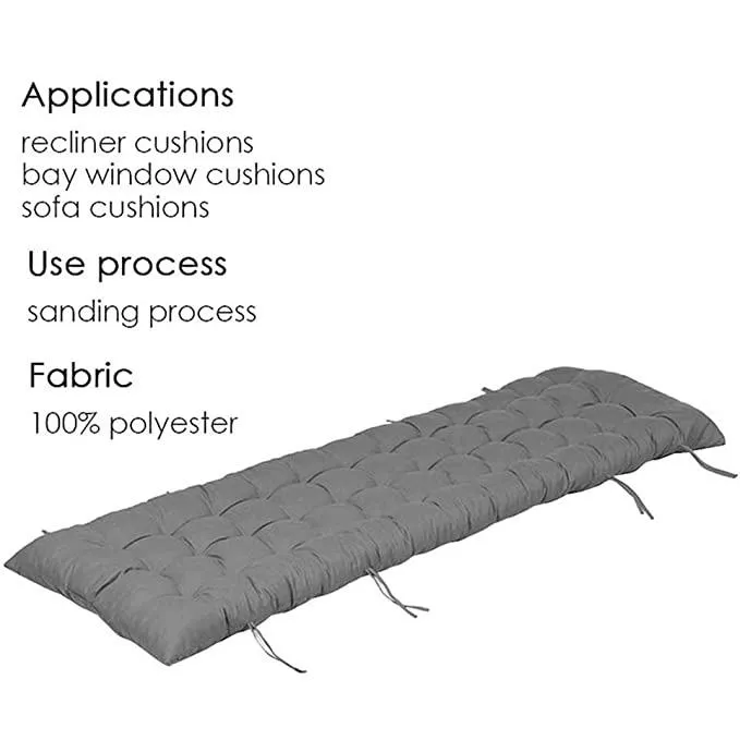 Sun Lounger Cushion Outdoor Thicken Recliner Cushions