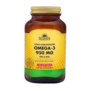 Sunshine Nutrition Ultra Concentrate Omega-3 950mg EPA & DHA 100's