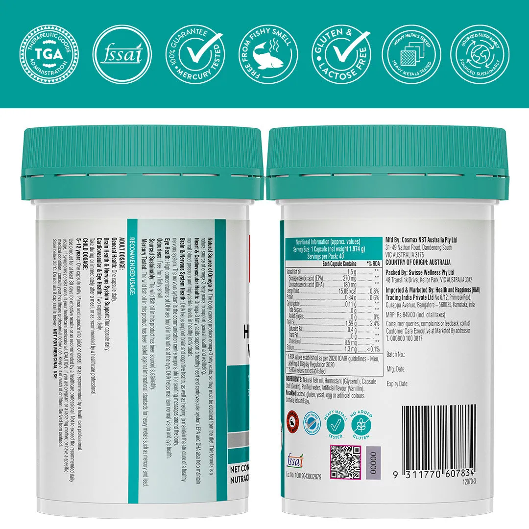 Swisse Fish Oil Omega 3