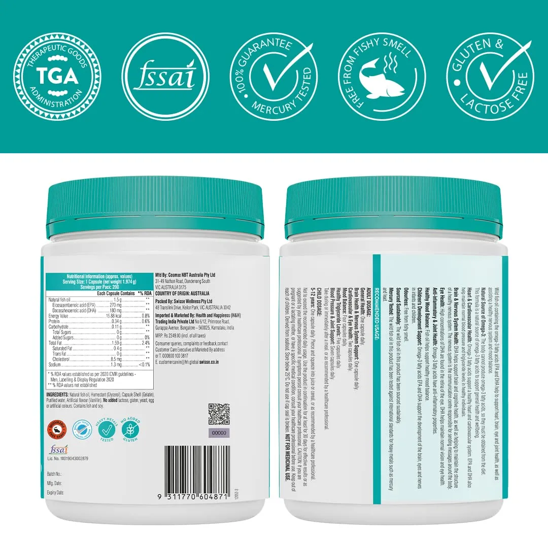 Swisse Fish Oil Omega 3