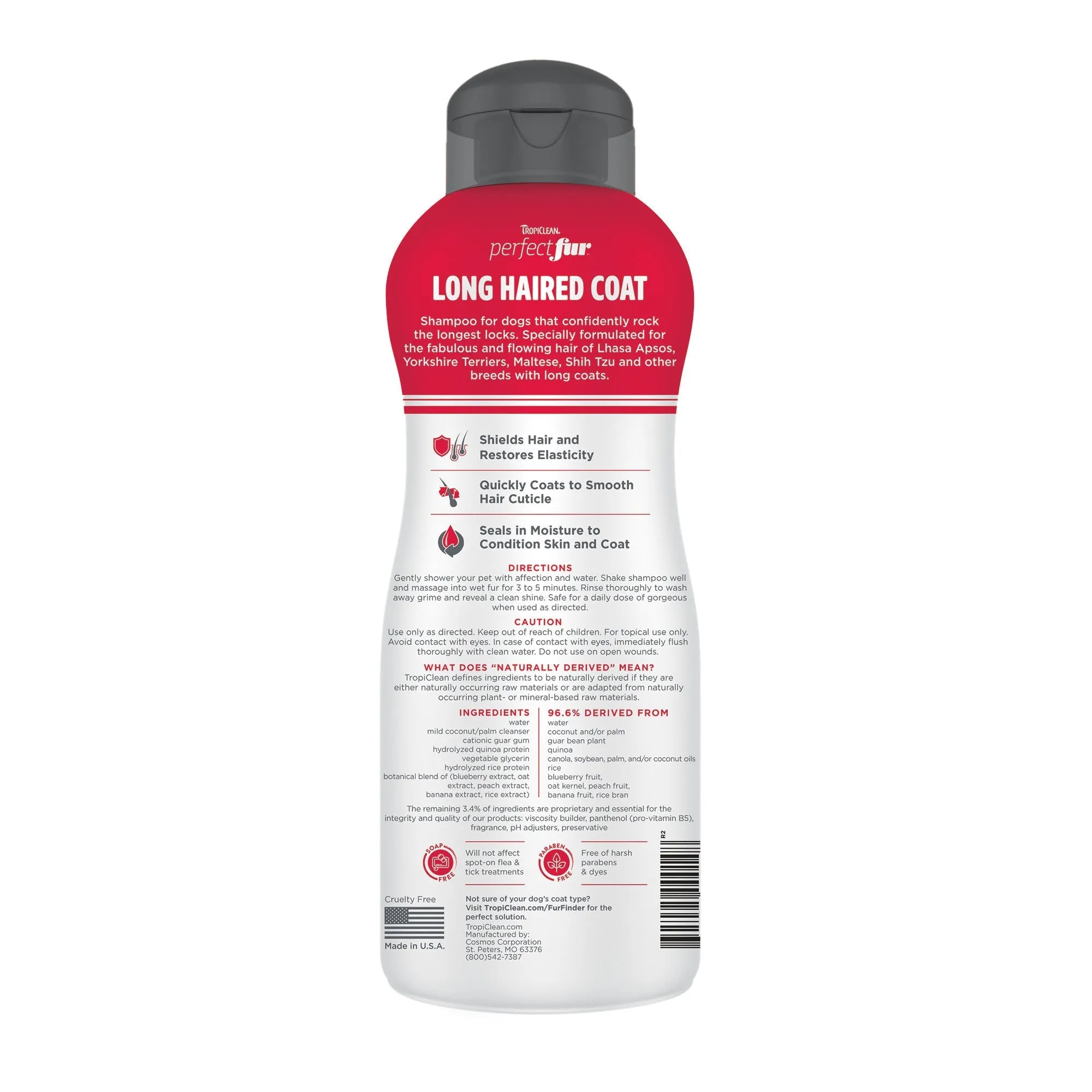 Tropiclean Perfectfur - Longhaired Coat - Dog Shampoo