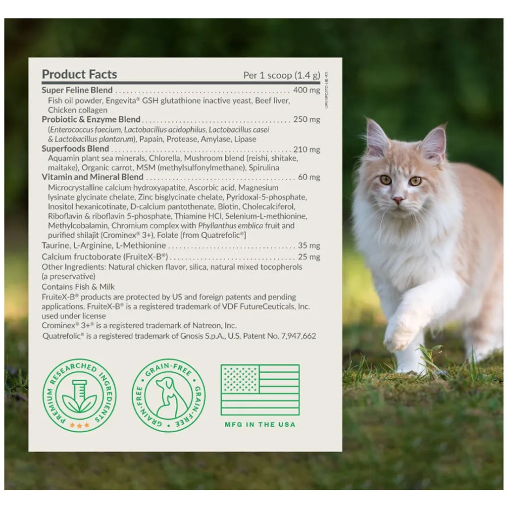 Ultimate Pet Nutrition Nutra Thrive Nutritional Supplements for Cats, 1.48-oz