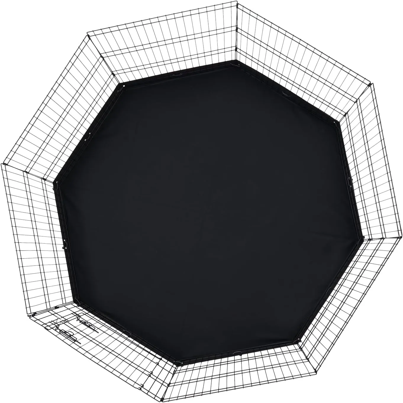 VEVOR Dog Playpen, 8 Pcs 30"H x 24"W Panels Foldable Metal Pet Exercise Pen, Dog Fence Indoor and Outdoor Pen with Door, 600D Oxford Fabric Bottom Pad, Pet Playpen for Dogs, Cats, Other Small Animals