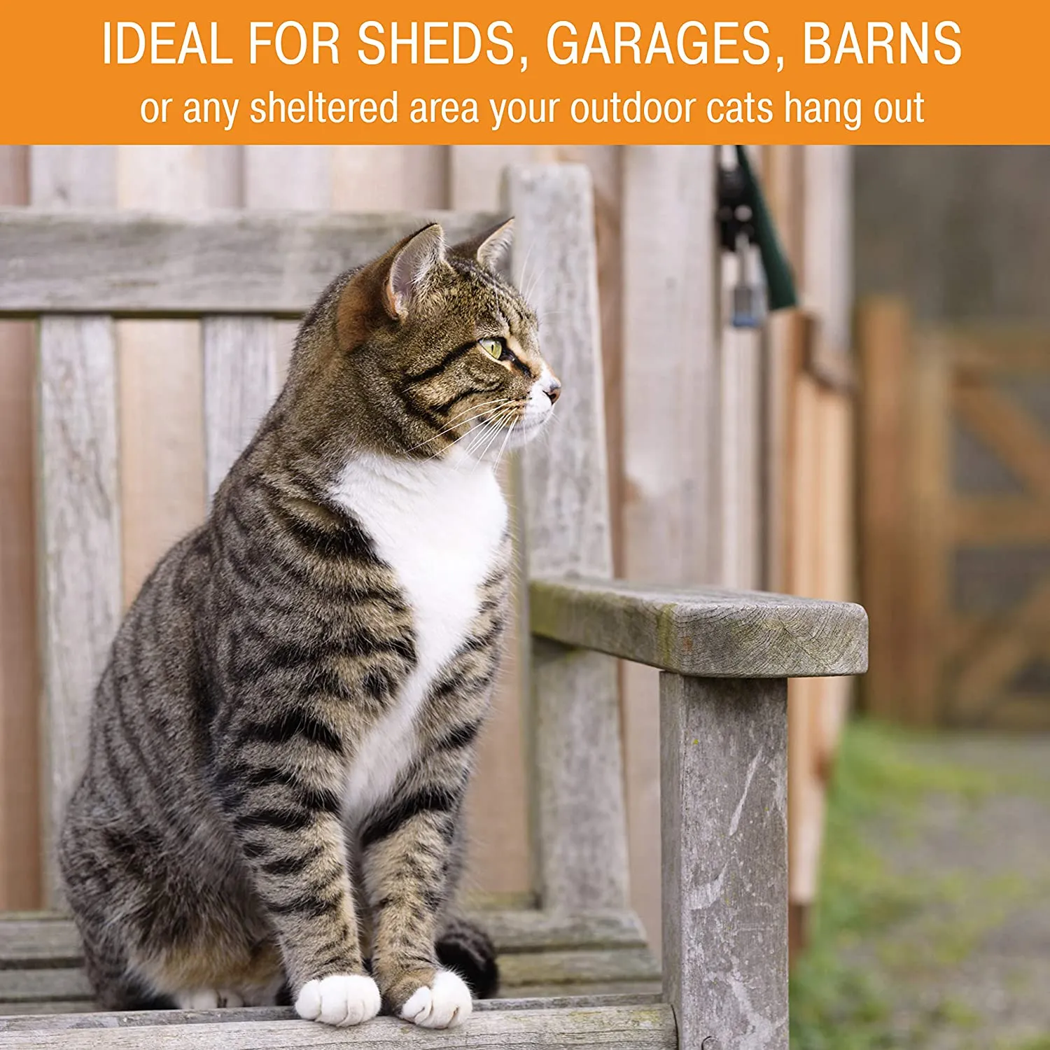 Waterproof Outdoor Cat House - 22″ x 18″ x 17″ - K&H Manufacturing